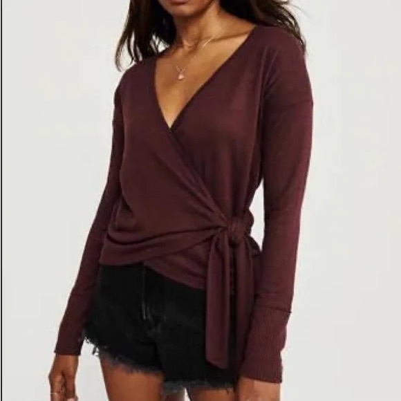 Abercrombie & Fitch Sweaters - NWT Abercrombie & Fitch Cozy AF Wrap Sweater